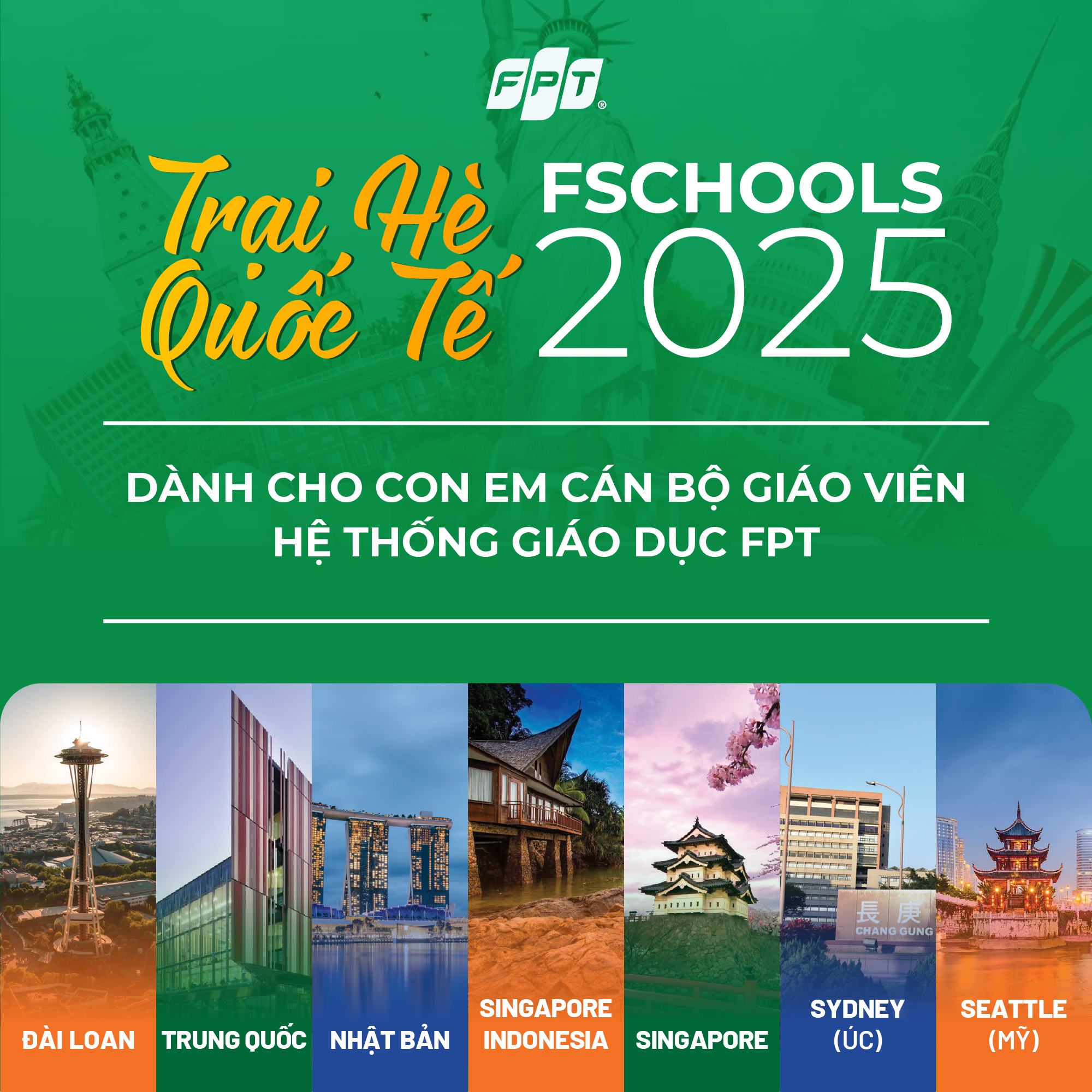 Trại hè Quốc tế FSchools 2025: Đưa con em FPT chạm tay vào thế giới | FPT Schools